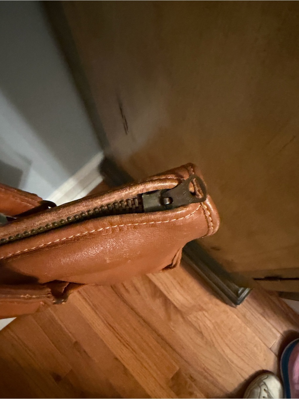 VTG Bonnie Cashin for Meyers Classic Tan Leather Satchel Bag - Picture 8 of 15
